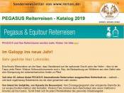 PEGASUS 2019 - Die ganze Welt zu Pferd - Katalog 2019 - Newsletter reiten.de