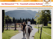 Reiterlebnis bis in den November im Reithotel Gut Weissenhof
