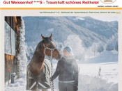 Reiturlaub im Gut Weissenhof – das Hotel mit eigener Reithalle und Reitschule